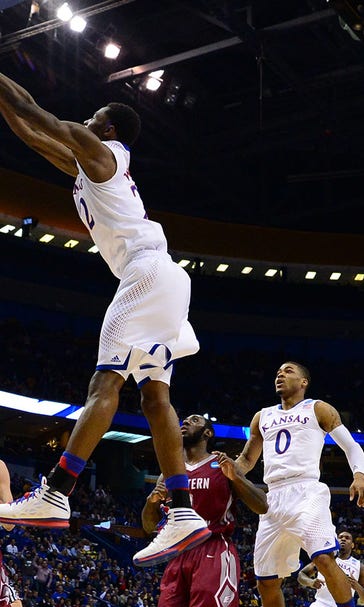 Kansas turns back pesky Eastern Kentucky 80-69